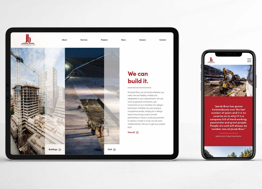 Web Design for Industrial and Manufacturing Companies by Studiothink