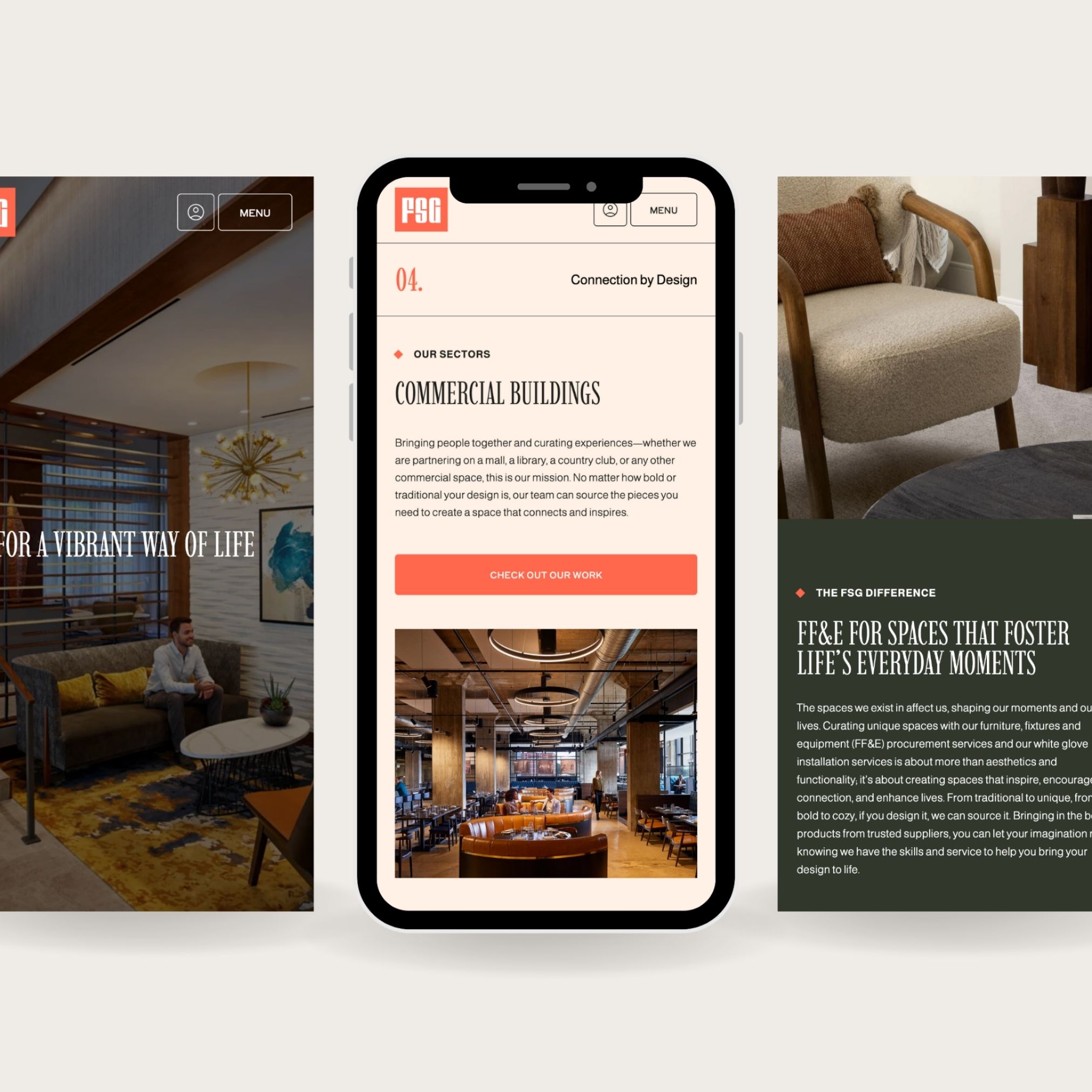 Furniture Solution Group web design and strategy by Studiothink