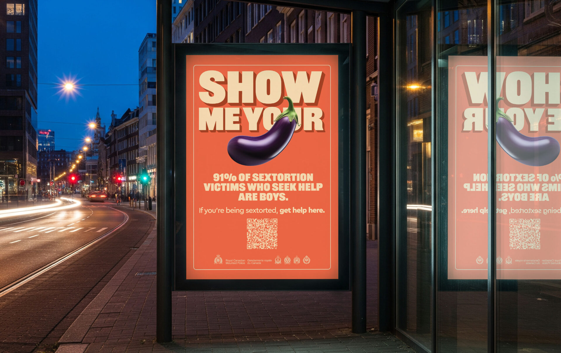 RCMP sextortion marketing awareness campaign