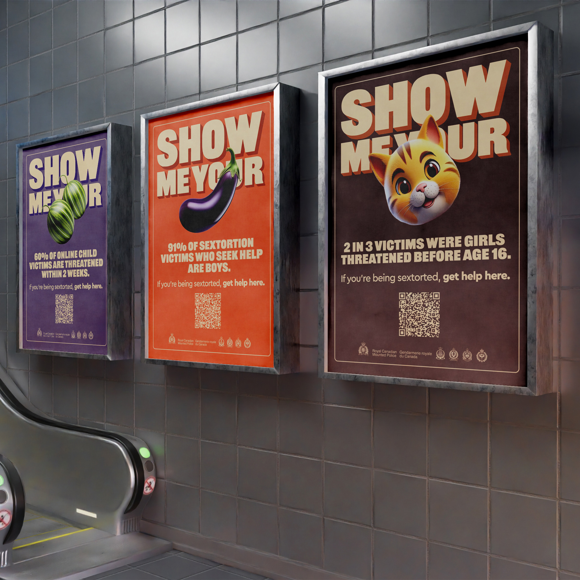 RCMP sextortion marketing awareness campaign