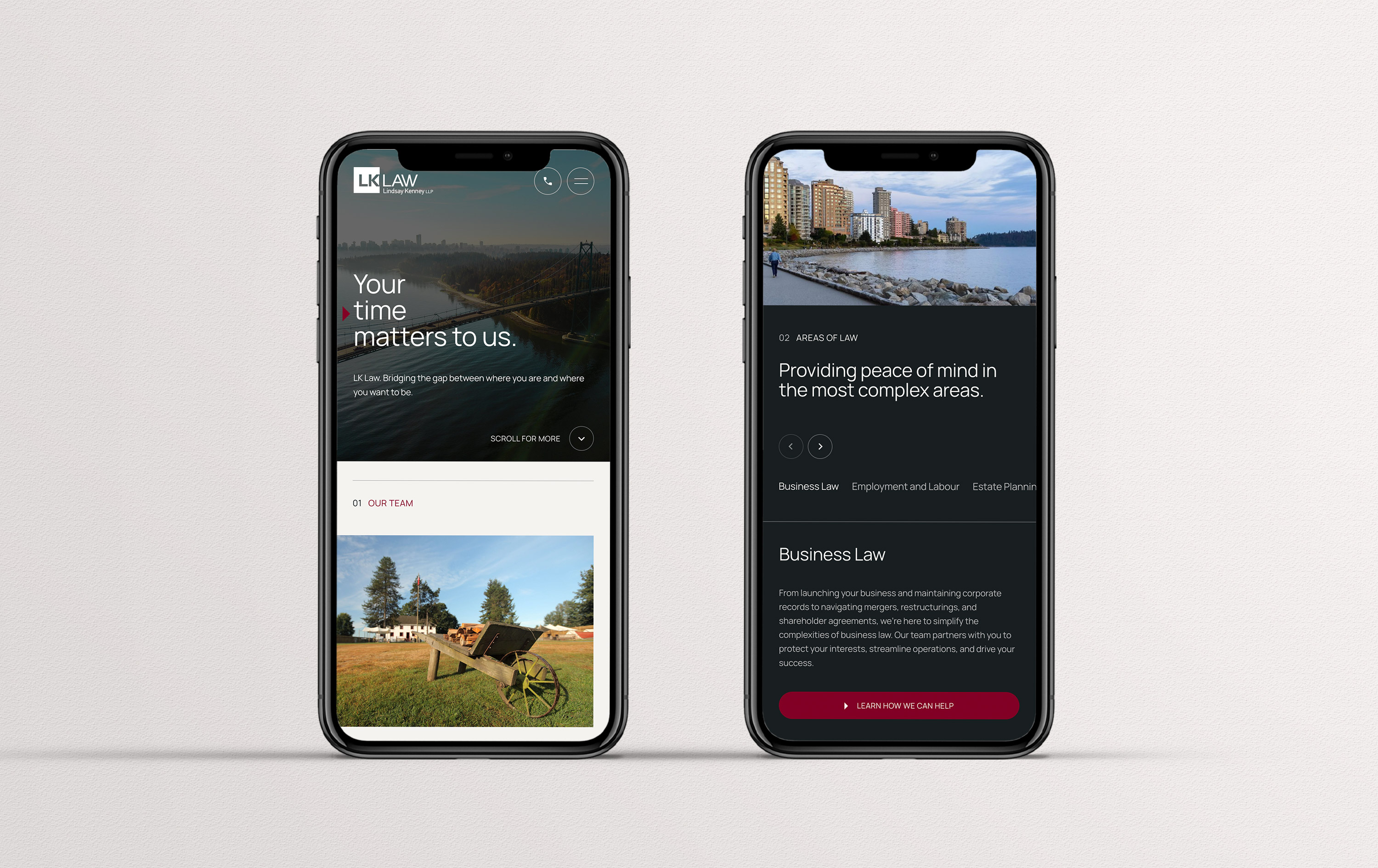 lklaw website design vancouver studiothink