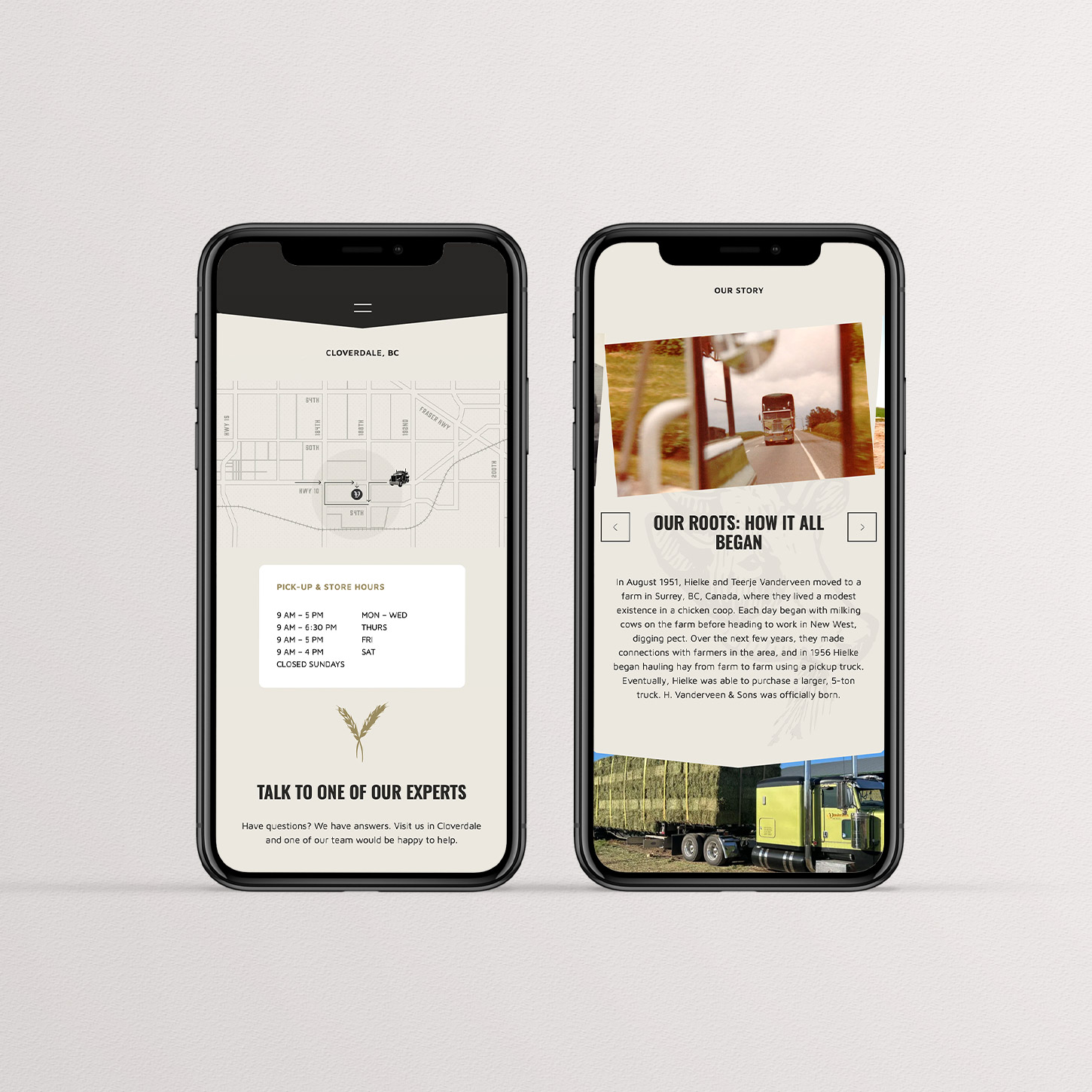agriculture surrey web design branding