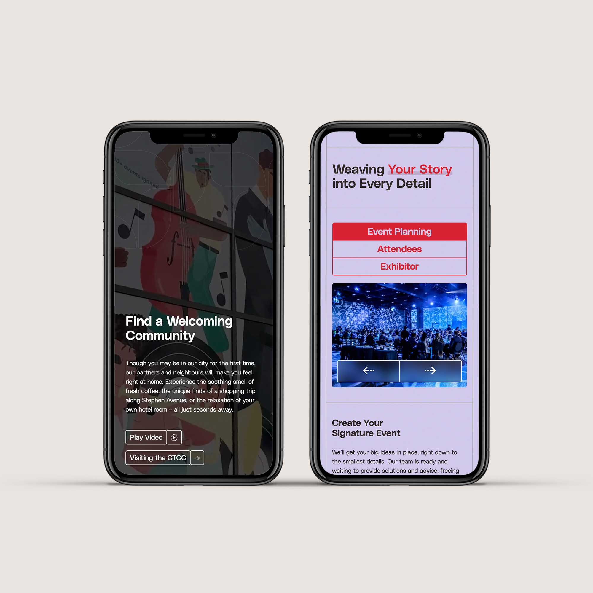 Studiothink design and built the new website for Calgary TELUS Convention Centre